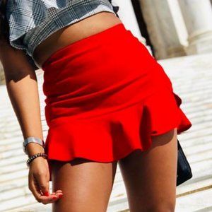 Flared Mini Skirt